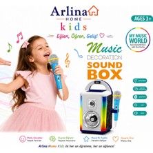 Arlina Home Kids 6006 Kutulu Mikrofonlu Müzik Kutusu 12