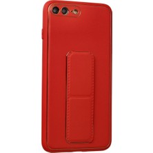 Najmaddin Mep Iphone 7 Plus Kılıf Coco Deri Standlı Kapak - Kırmızı Najmaddin
