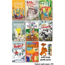 Timaş Çocuk Anne Terliği Pepito ve Dünyanın En Sıkıcı Sokağı Karınca Tobi Büyük Orman Macerası Pelikanım Peli Yeniden Parlayan Güneş Çevrim Dışı Tatil Günü Dağa Tırmanan Kedi Dünyadaki Son Robot Haşmet Şehirdeki
