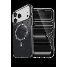 Apple iPhone 17 Pro Max Live Diamond Magsafe Kapak - Siyah