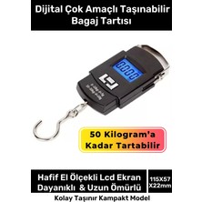 Woodhub Taşınabilir Dijital LCD Ekran Seyahat Bagaj Ağırlık Ölçeği