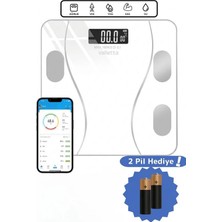 Premini Dijital Vücut Analiz Tartısı, Bluetooth Bağlantılı, Hassas Ölçüm