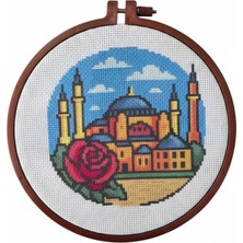 Kanaviçe Başlangıç Seti, Baskılı Etamin Kiti - Ayasofya
