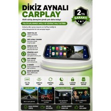Sayarmarkt 10 Inç Dokunmatik Dikiz Aynası Ön Arka Kamera Sistemi