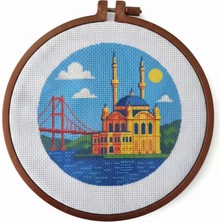 Kanaviçe Başlangıç Seti, Baskılı Etamin Kiti - Ortaköy Camisi