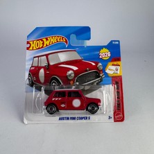 Hot Wheels Austin Mini Cooper S (Kırmızı) 1/64 Model Araba