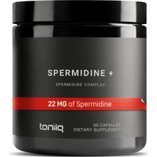 Toniiq Spermidine Rice Germ Extract And Trihydrochloride 22MG 60 Vegetarian Caps