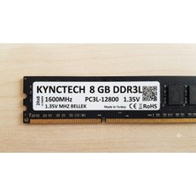 Kynctech 8gb DDR3L 12800 1600MHZ 1.35V Mhz Masaüstü Bellek