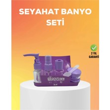 Premini Seyahat Bakım Seti 5 Parça, Şeffaf Kapaklı, 30ML, Pratik ve Şık Tasarım