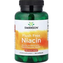 Swanson Vitamins Flush Free Vitamin B3 Niacin 500 Mg 120 Capsules