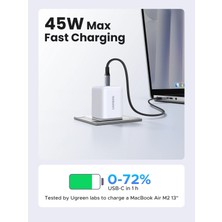 Ugreen Nexode 45W Gan Hızlı Şarj Cihazı 1xusb-C Siyah 65053