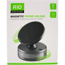 Rio Battery Rio Mıknatıslı Çok Yönlü Hem Araç Hem Masa Üstü Telefon Tutacağı