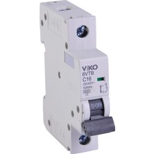 Rota Style 6VTB-1C16 Otomatik Sigorta 6ka C Tipi 1 Kutup 16A
