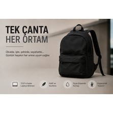 Tk Unisex Sade Okul Kamp Seyahat Sırtçantası