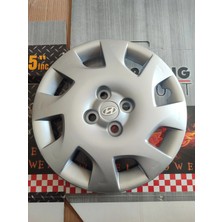 Yk Hyundai I20 Uyumlu 15 Inç Jant Kapağı 4'lü Takım Amblem Hediyeli