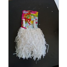 Beyaz Ponponlu Amigo Pom Poms Tezahürat Pomponu - Go Team Cheerleading Set
