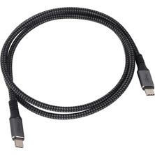 Vcom CU520M Type-C To Type-C 3m 20GPBS (Usb4) 90W 4K@60Hz Video Örgülü Şarj ve Data Kablosu