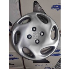Yk 14 Inç Peugeot 206 / 208 / 301 / 306 / Partner Uyumlu Jant Kapağı 4'lü Takım
