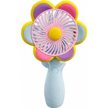 Rota Style Mini El Fanı USB Şarjlı Type-C Bağlantılı 3 Kademeli Taşınabilir Elektrikli Fan Masaüstü El Tipi