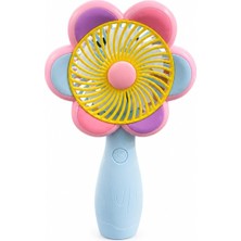 Rota Style Mini El Fanı USB Şarjlı Type-C Bağlantılı 3 Kademeli Taşınabilir Elektrikli Fan Masaüstü El Tipi