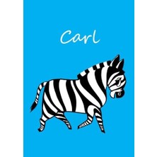 Rota Style Malbuch / Notizbuch / Tagebuch - Carl: Din A4 - Blanko - Zebra