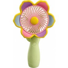 Rota Style Mini El Fanı USB Şarjlı Type-C Bağlantılı 3 Kademeli Taşınabilir Elektrikli Fan Masaüstü El Tipi