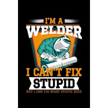 Rota Style I'm A I Can't Fix Stupid But I Can Fix What Stupid Does: 110 Pages Notebook/journal