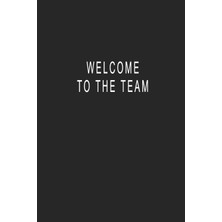 Rota Style Welcome To The Team: Blank Lined Journal Notebook (6 X9 Inches) - 110 Pages