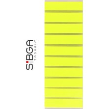 Şeffaf Sarı Renkli Postit Post-It Post It. Kitap Ayracı Ayraç Postit Sticker Not Kağıdı