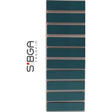 Sibga Tasarım Şeffaf Koyu Yeşil Renkli Kitap Ayracı Ayraç Sticker Not Kağıdı 200 Yaprak