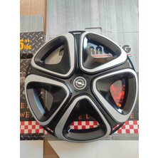 Yk 15 Inç Opel Corsa / Astra / Vectra / Meriva Uyumlu Jant Kapağı 4'lü Takım Amblem Hediyeli