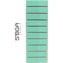 Sibga Tasarım Şeffaf Turkuaz Yeşili Renkli Postit Post-It Post It. Kitap Ayracı Ayraç Postit Sticker Not Kağıdı