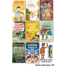 Timaş Çocuk Babamda Bir Tuhaflık Var Üç Kedi Hikaye Duygu Orkestrası Yaşam Dedektifi Derya Naneyi Yedik Lokantası Acil Yardım Treni Ağaçların Fısıltısı Robotları Yendiğimiz Gün
