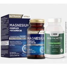 RDU Saw Palmetto Complex 60 Tablet - Nutraxin Magnezyum Complex 60 Tablet 125 Mg