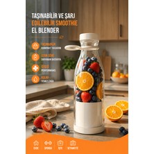 Sayarmarkt Mini Smoothie Blender 380 ml USB Şarjlı Hafif Tasarım