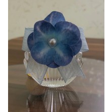 Burc Design Gift Incili Islak Ortancalı Istiridye Cam Şişe Kolonya - 10 Adet