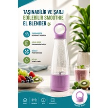 Sayarmarkt Kablosuz Şarjlı Meyve ve Smoothie Blender Pratik Günlük Kullanım