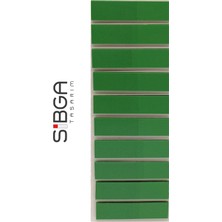 Sibga Tasarım Şeffaf Yeşil Renkli Postit Post-It Post It. Kitap Ayracı Ayraç Postit Sticker 200 Yaprak