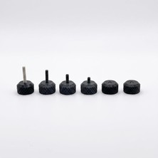 Rota Style M3 Parmak Somunu (5'li Paket Somun) - Plastik Başlıklı, Gömülü Metal Dişli El Somunu - Hızlı P