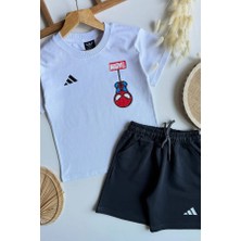 Caps Store Erkek Çocuk Örümcek Adam Baskılı Tişört ve Şort Takım
