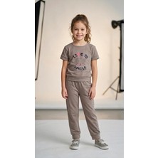 Sleeproom Kız Çocuk Love To Bej Eşofman Takımı