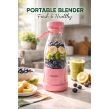 Sayarmarkt USB Şarjlı Mini Blender Kolay Temizlenebilir Smoothie Hazırlayıcı