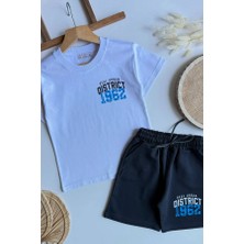 Caps Store Erkek Çocuk Basketbol Baskılı Tişört ve Şort Takım