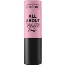 Rota Style Callista All About Color Matte Lipstick Mat Görünümlü Ruj 506 Girl Summer, Kırmızı