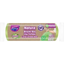 Rota Style Parex Natura Büzgülü Torbası Büyük Boy 10’lu