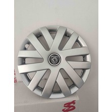 Yk 14 Inç Peugeot 206 / 208 / 301 / 306 / Partner Uyumlu Jant Kapağı 4'lü Takım Amblem Hediyeli