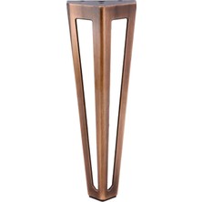 Rota Style Ovit Ünite Mobilya Koltuk Baza Sehpa Tv Masa Ayağı Metal Ayak 20 cm Antik Bakır