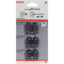 Rota Style Accessories Accessories 6 Parça Delik Testereleri Için Geçiş Adaptörü Seti (2 x Adaptör Ø 14-