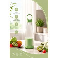 Sayarmarkt NBX4335 Blender Bardak Yeşil USB Şarjlı Mini Smoothie Blender