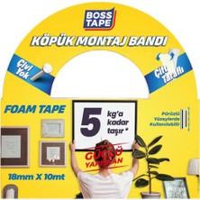 Rota Style Tape 5 kg Çift Taraflı Köpük Aksesuar Montaj Bandı mm x 10M